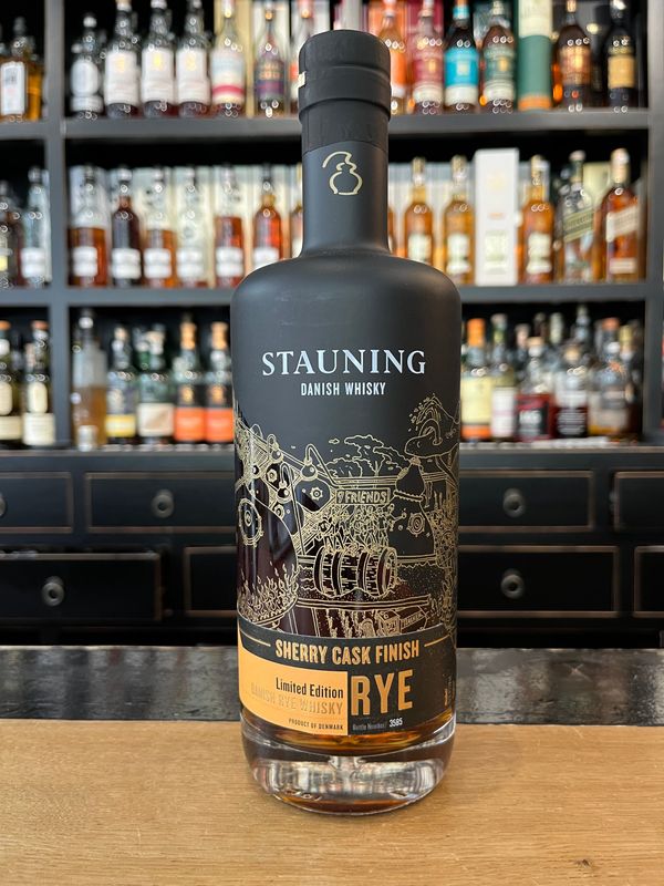 Stauning Rye Sherry Cask Finish Limited Edition mit 0,7L und 53,1% Stauning Rye Sherry Cask Finish Limited Edition mit 0,7L und 53,1%