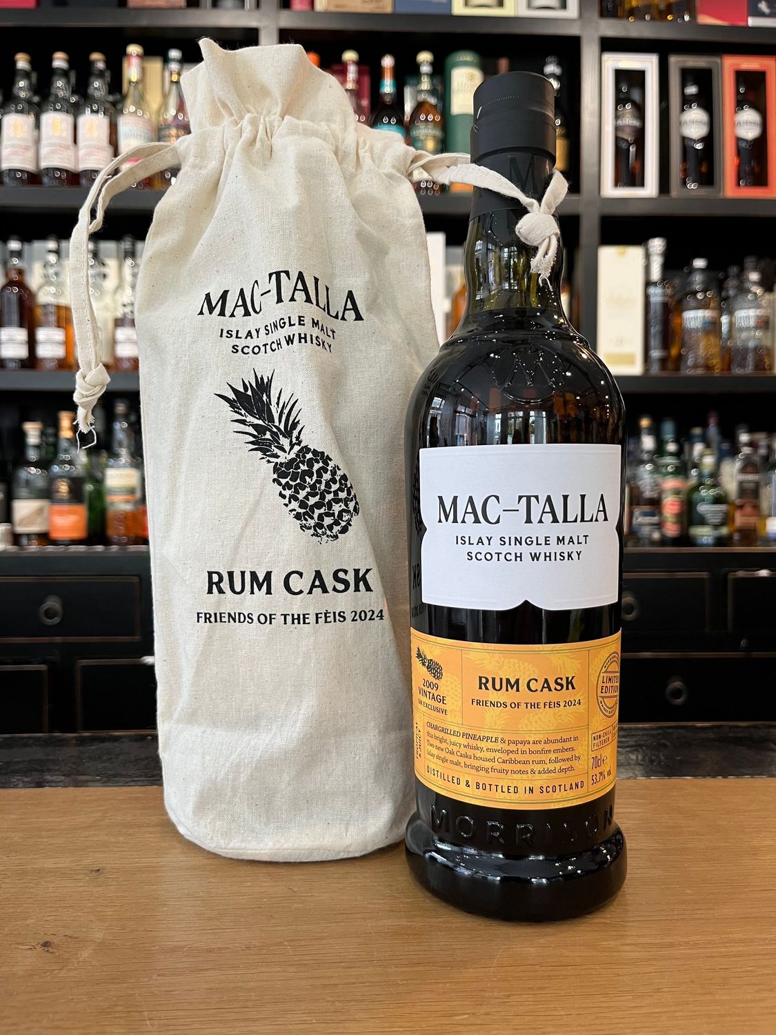 Mac-Talla Fèis Ìle 2024 Rum Cask mit 0,7 und 53,7%
