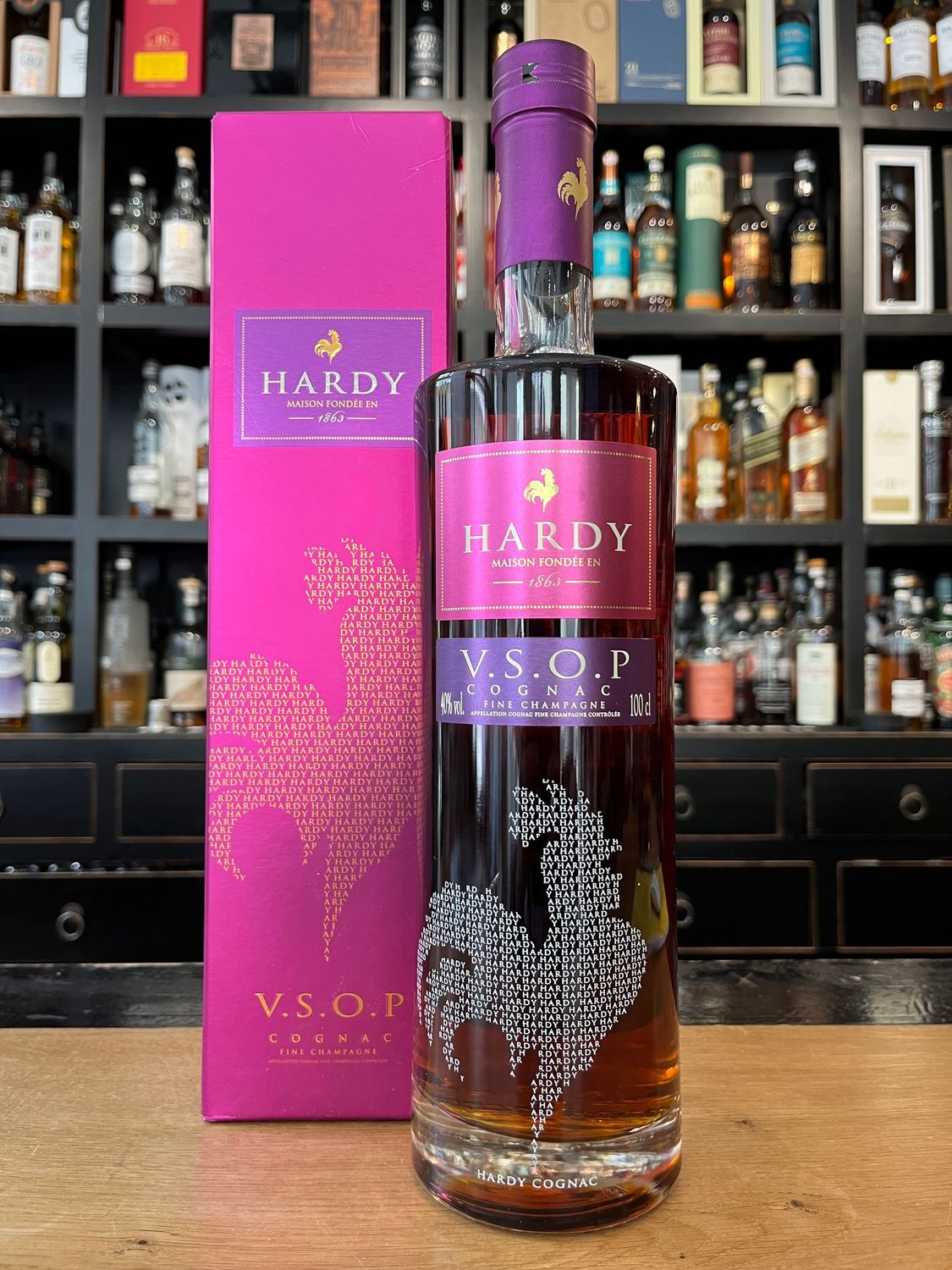 Hardy Cognac VSOP mit 1L und 40%