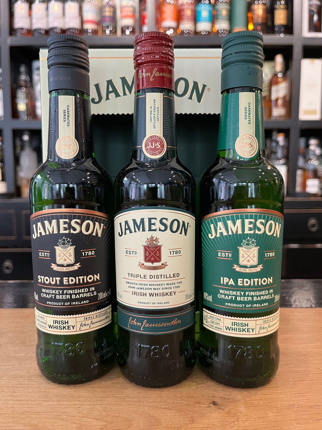 Jameson Triple Pack 3 x 0,2L und 40%