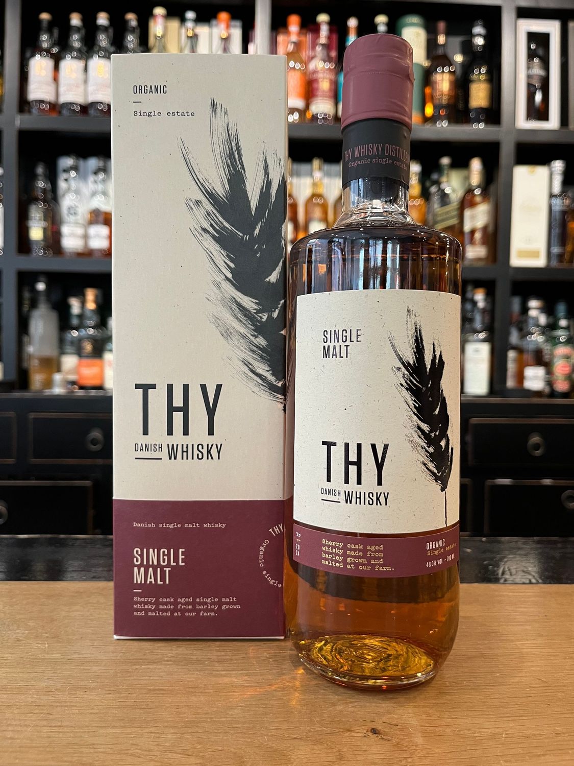 Thy Red Danish Single Malt Whisky mit 0,7l und 48%