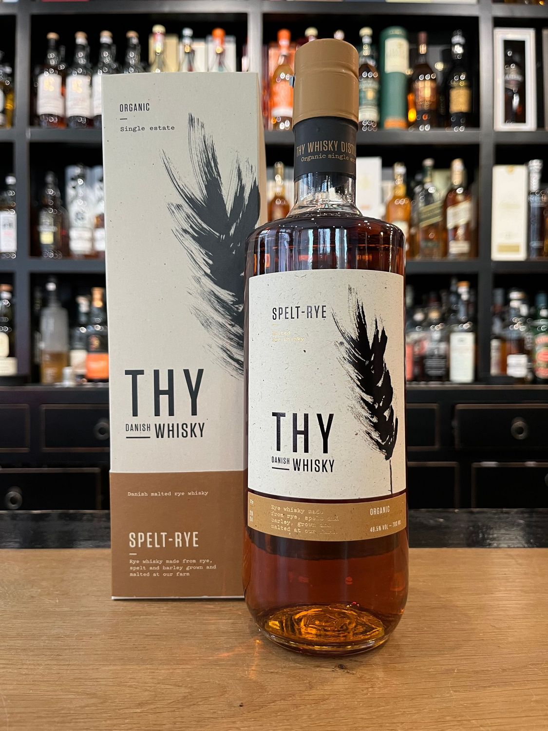 Thy Brown Spelt-Rye Danish Single Malt Whisky mit 0,7l und 48,5%