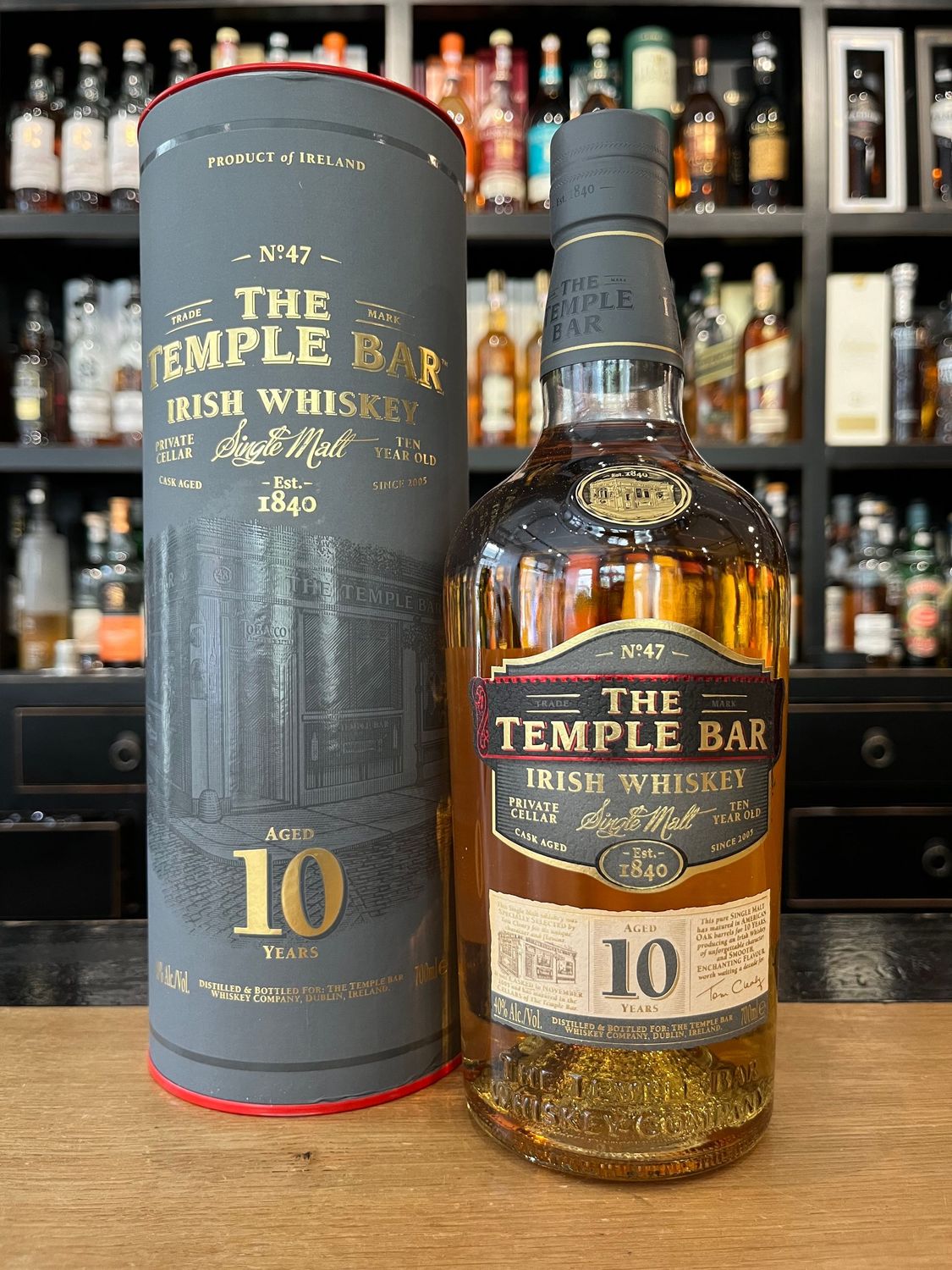 The Temple Bar 10 Jahre mit 0,7l und 40%