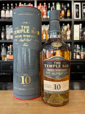 The Temple Bar 10 Jahre mit 0,7l und 40% The Temple Bar 10 Jahre mit 0,7l und 40%