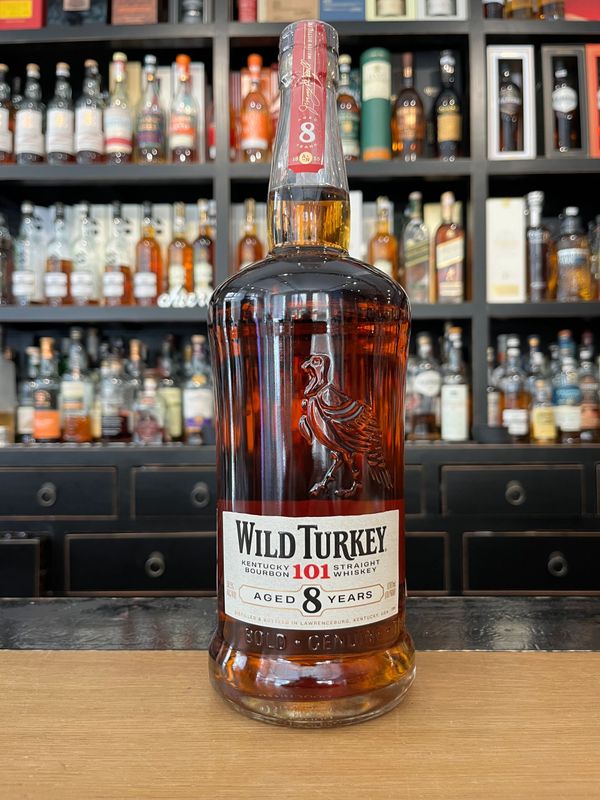 Wild Turkey 8 Jahre 101 mit 1 L und 50,5%