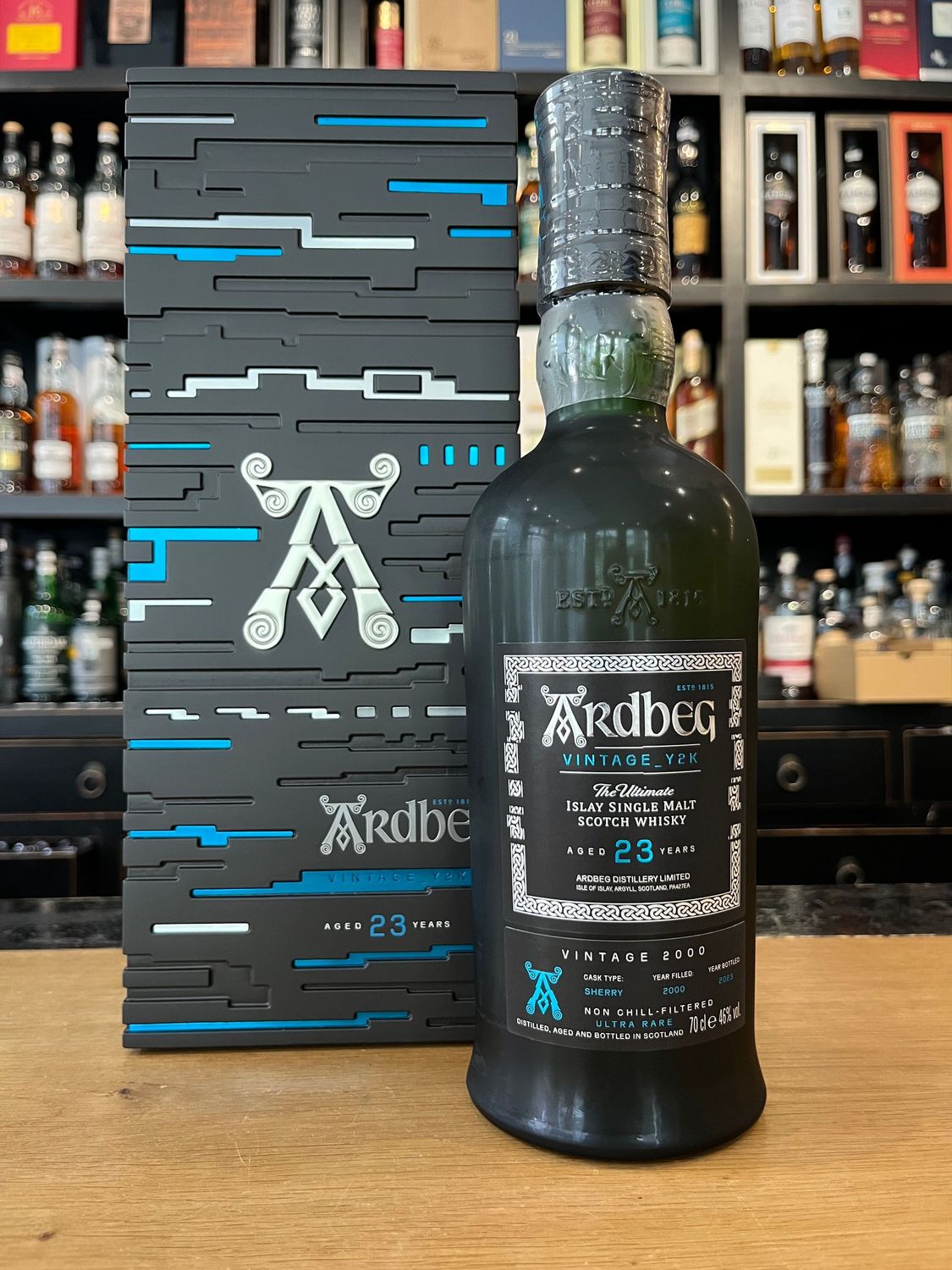 Ardbeg 23 Jahre Vintage Y2K Limited Edition mit 0,7L und 46%