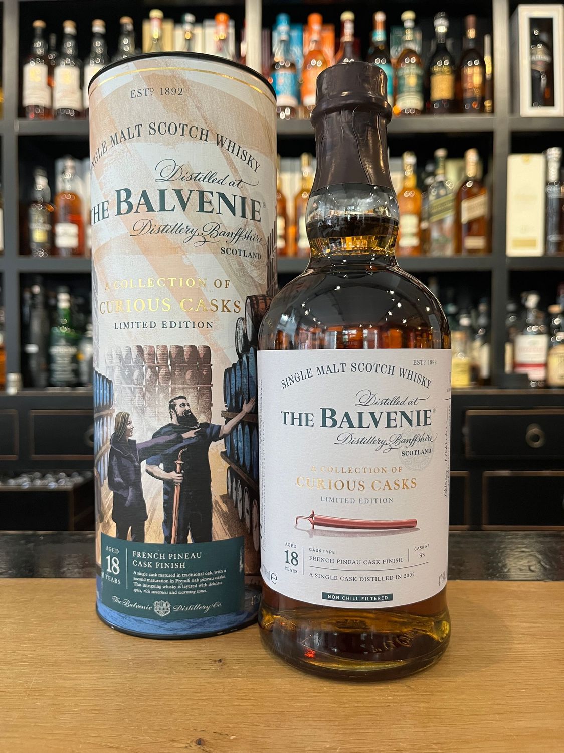 Balvenie 18 Jahre Curious Casks Limited Edition mit 0,7L und 47,9%