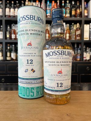 Mossburn Foursquare 12 Jahre Blended Malt Whisky mit 0,7l und 57,7% Mossburn Foursquare 12 Jahre Blended Malt Whisky mit 0,7l und 57,7%
