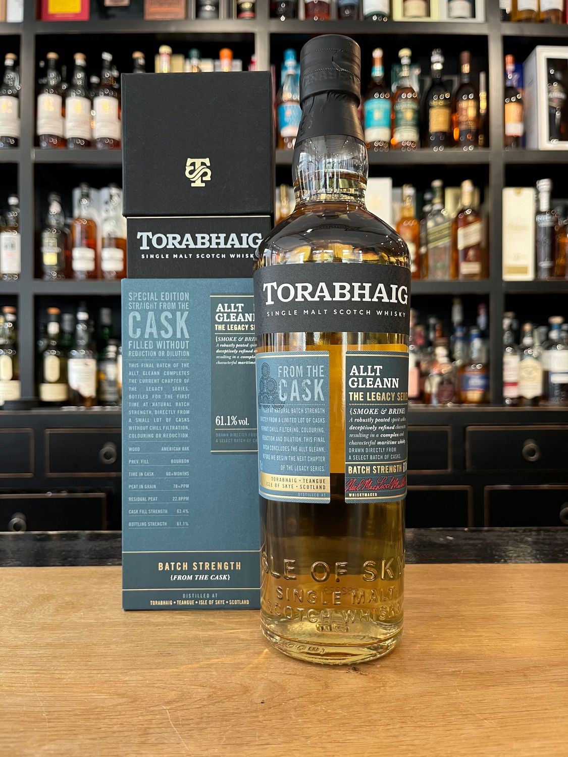 Torabhaig Allt Gleann Batch Strength mit 0,7l und 61,1%