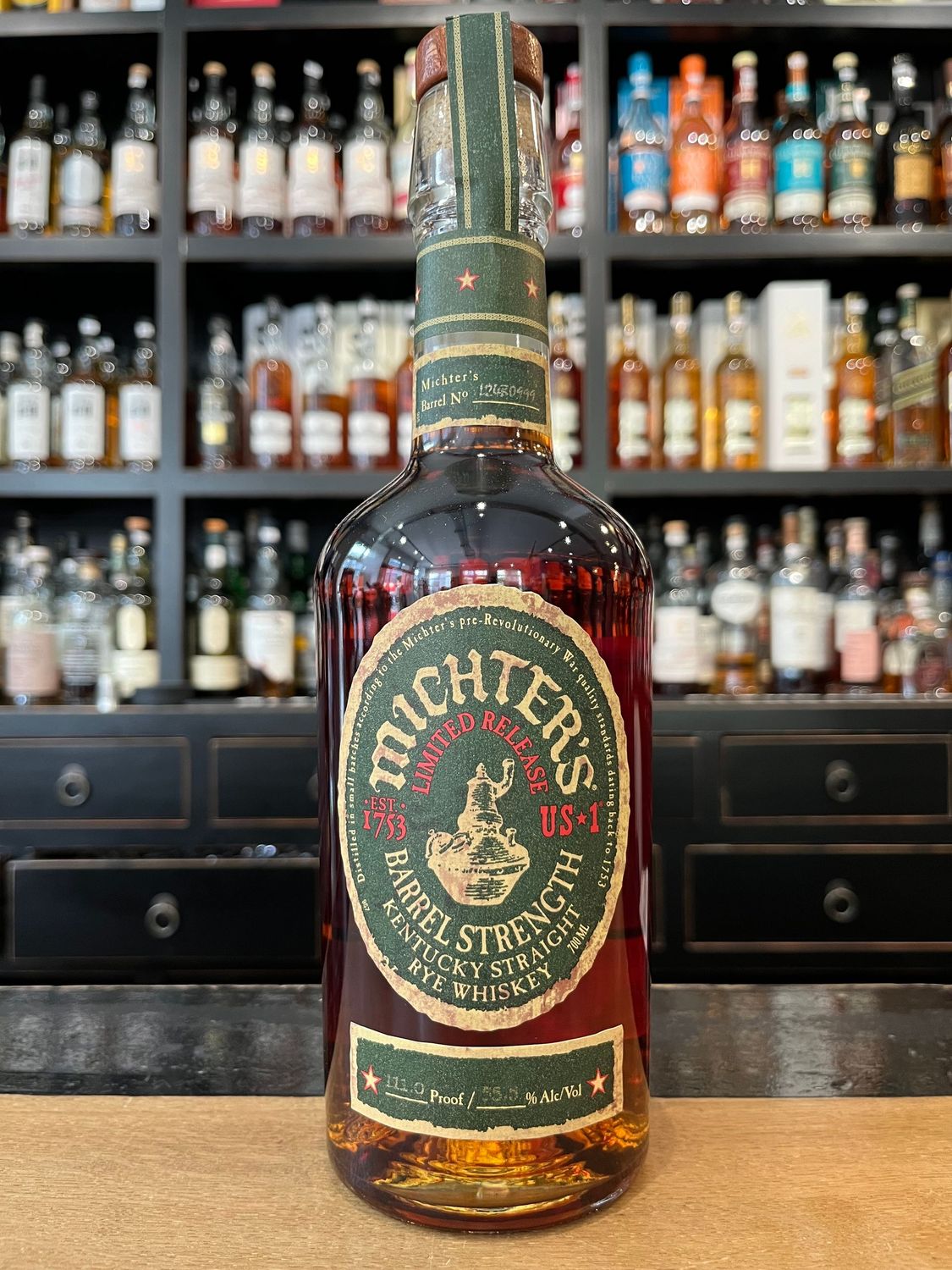 Michter's Straight Rye Barrel Strength 2024 mit 0,7L und 55,5%