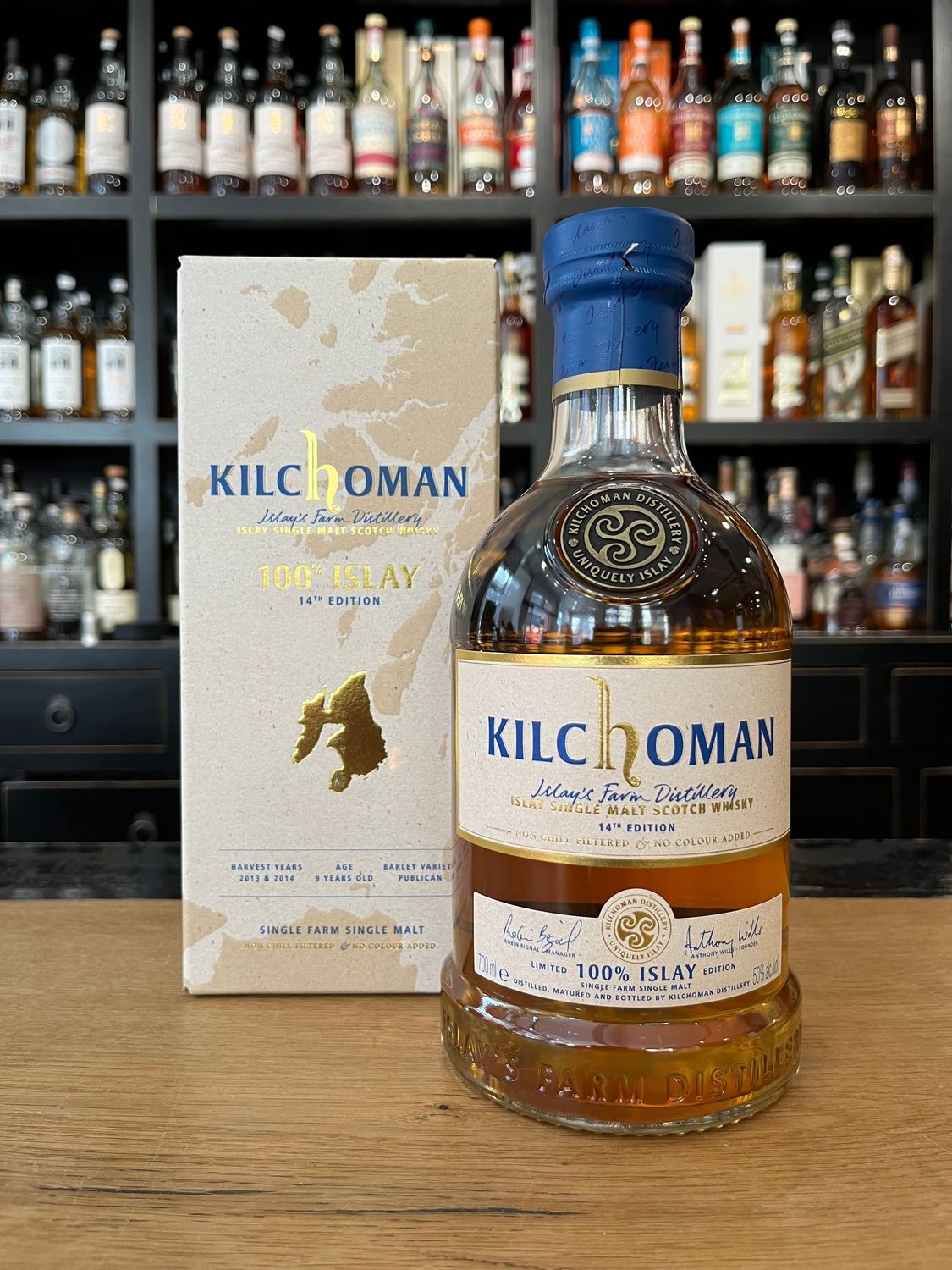 Kilchoman 9 Jahre 100% Islay 14th Edition mit 0,7L und 50%