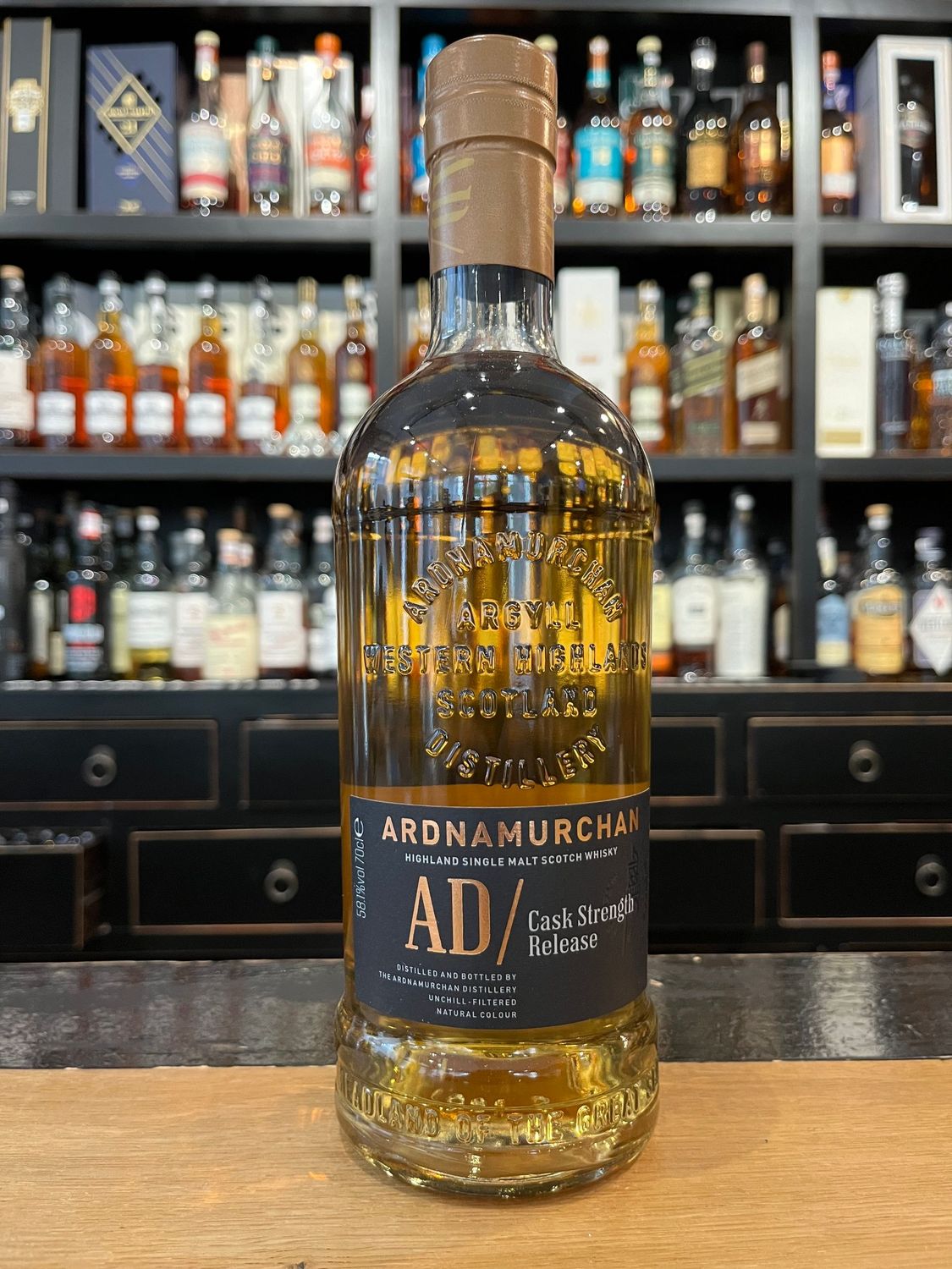 Ardnamurchan Cask Strength Relase  mit 0,7L und 58,1%