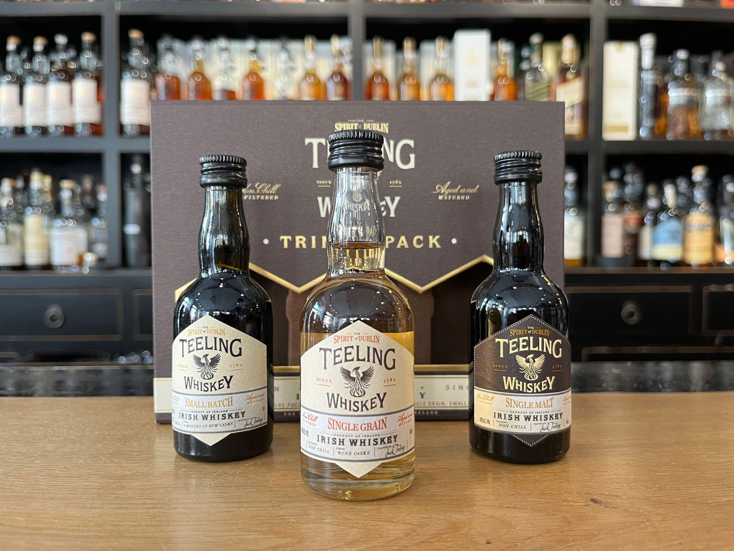 Teeling Trinity Pack 3x mit je 0,05 L und 46%
