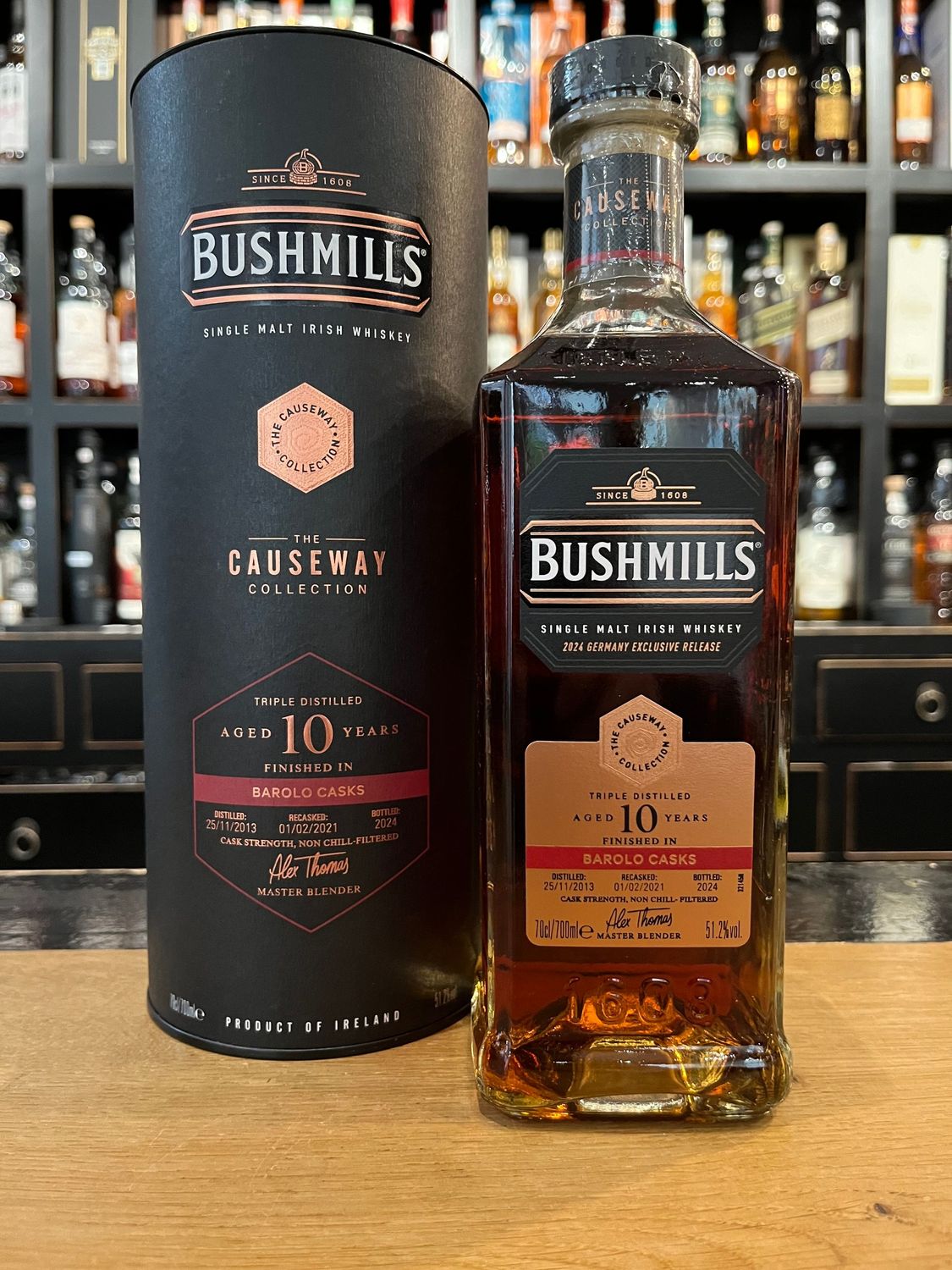 Bushmills 10 Jahre Barolo Casks Causeway Collection