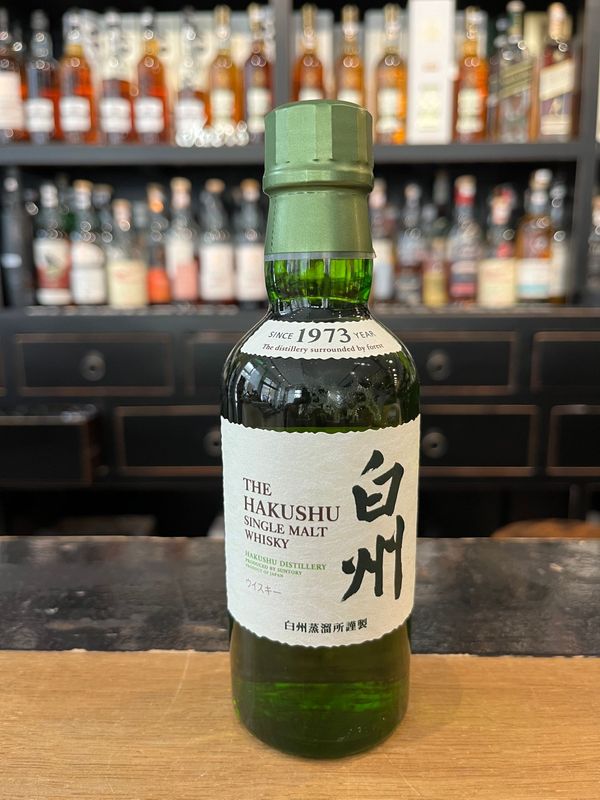 Hakushu Groß Mini 180 ml Restbestand mit 43% Hakushu Groß Mini 180 ml Restbestand mit 43%