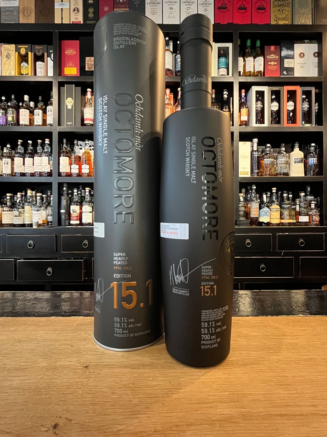 Octomore 15.1 Bruichladdich mit 0,7L und 59,1%