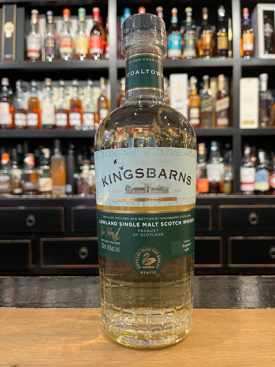 Kingsbarns Coaltown Peated mit 0,7L und 46%