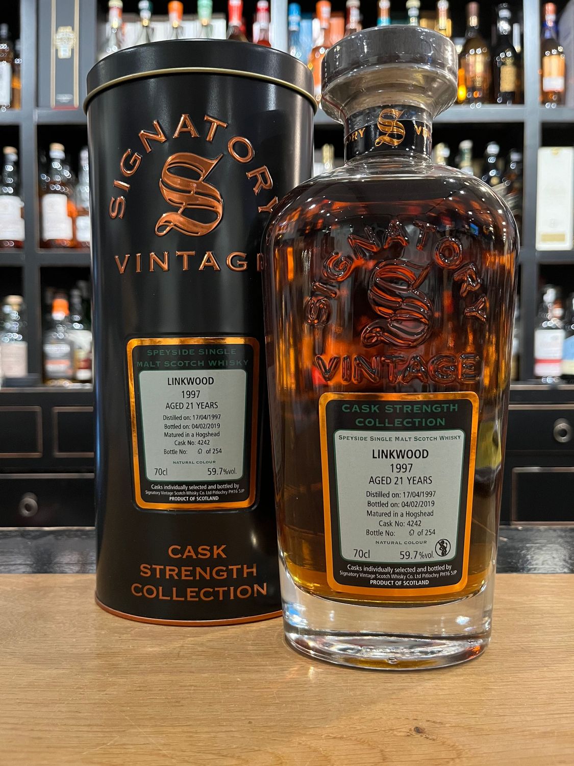 Linkwood 13 Jahre Signatory 1997/2019 mit 0,7L und 59,7%