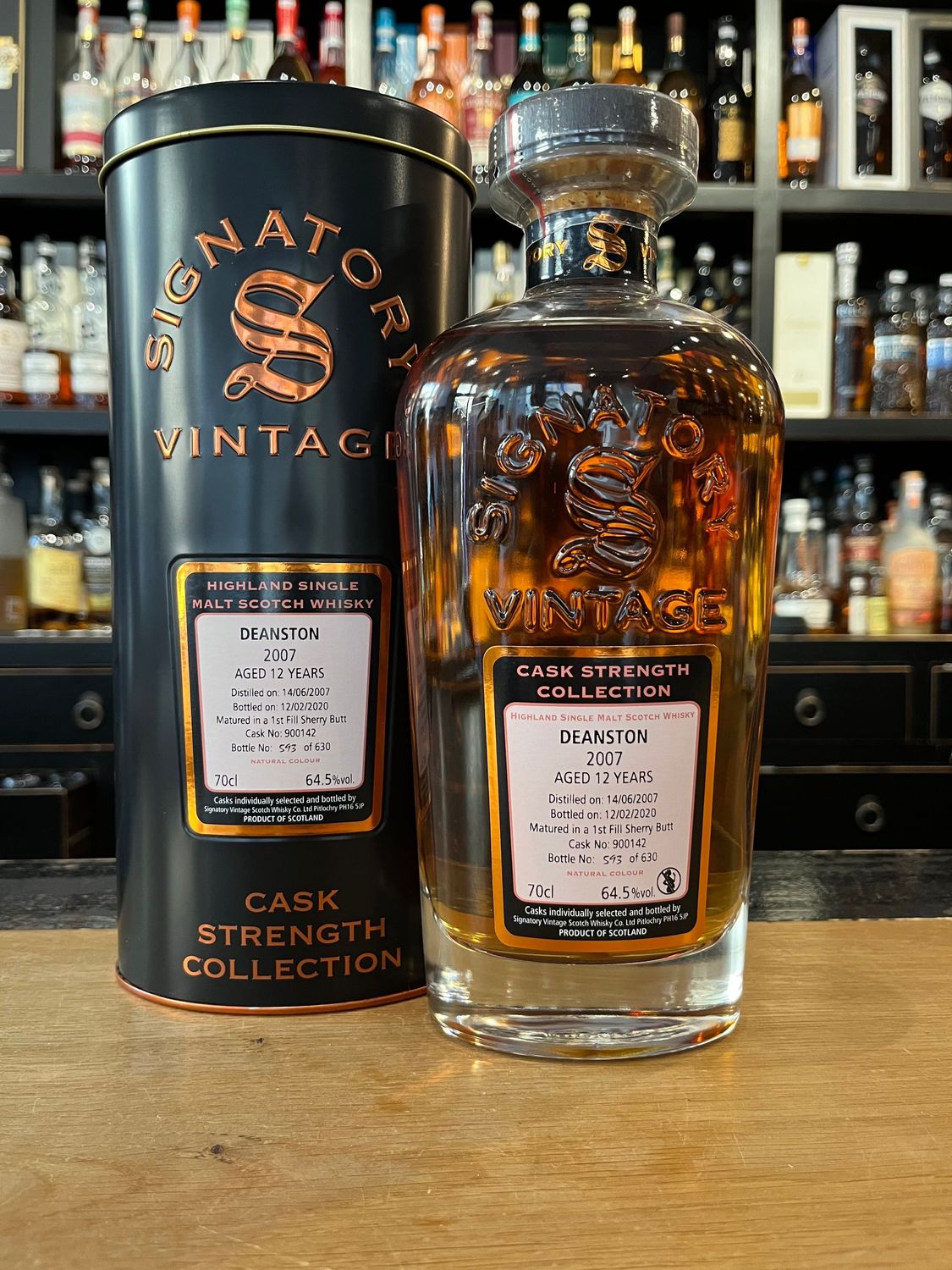 Deanston 12 Jahre 1st Fill Sherry Butt mit 0,7L und 64,5%