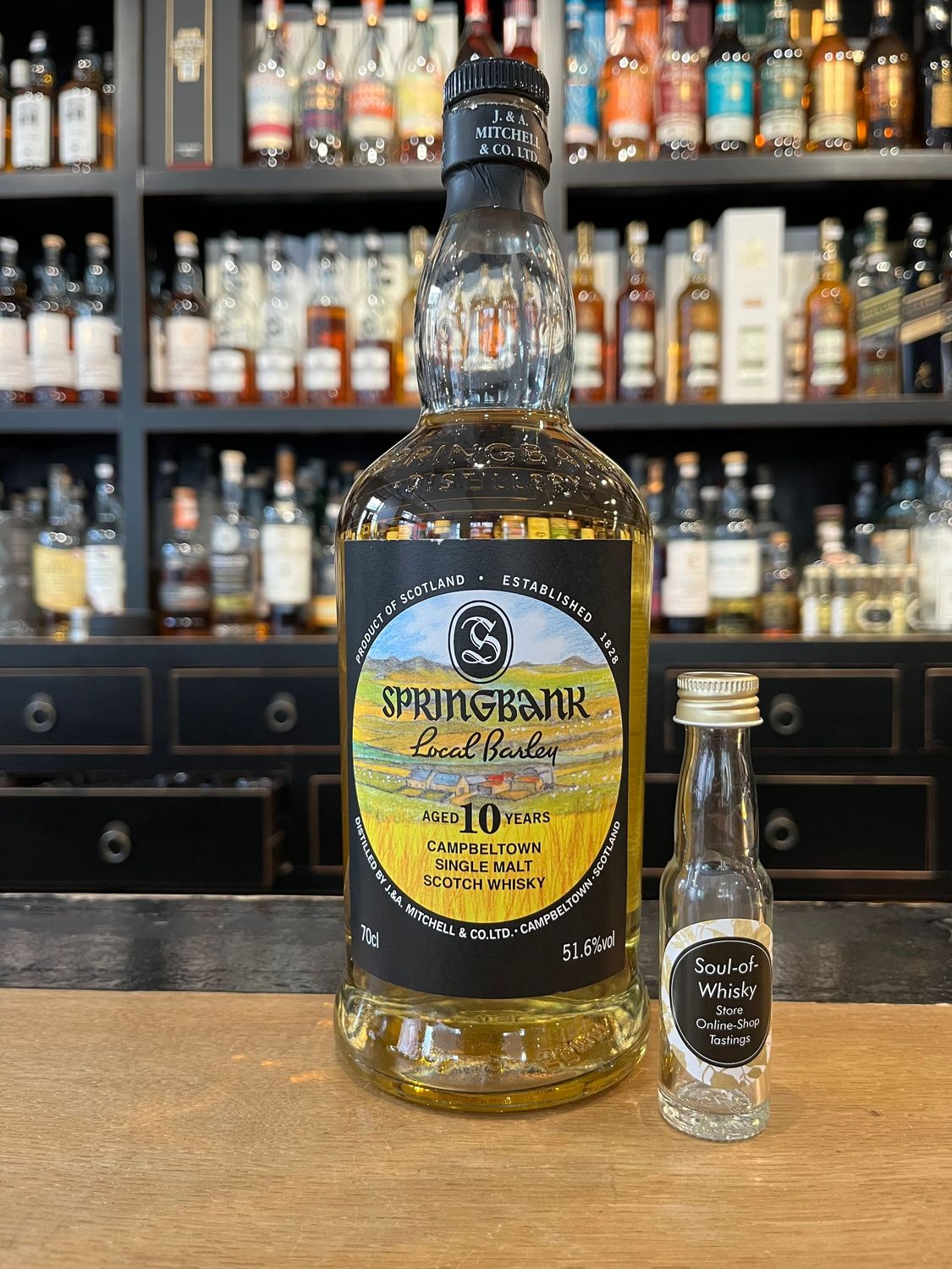 Springbank 10 Jahre Local Barley 2021 Sample mit 2cl und 51,6%
