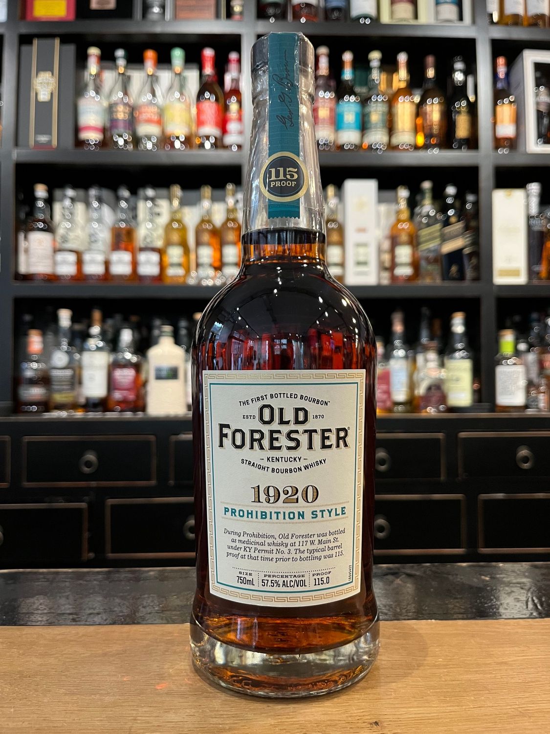 Old Forester 1920 mit 0,7L und 57,5%