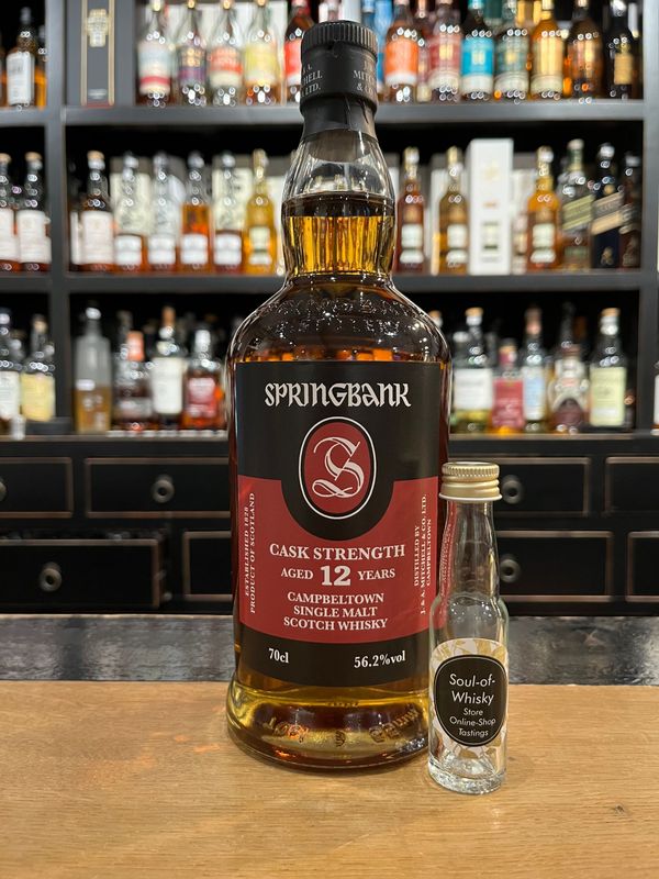 Springbank 12 Jahre Cask Strength 2024 Sample mit 2cl und 56,2% Springbank 12 Jahre Cask Strength 2024 Sample mit 2cl und 56,2%