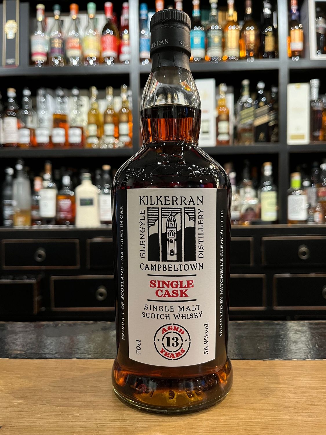 Kilkerran 13 Jahre Single cask nur 270 Flaschen mit 0,7L und 56,9%