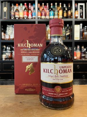 Kilchoman Sherry Butt Single Cask Unpeated mit 0,7L und 54,6% Kilchoman Sherry Butt Single Cask Unpeated mit 0,7L und 54,6%