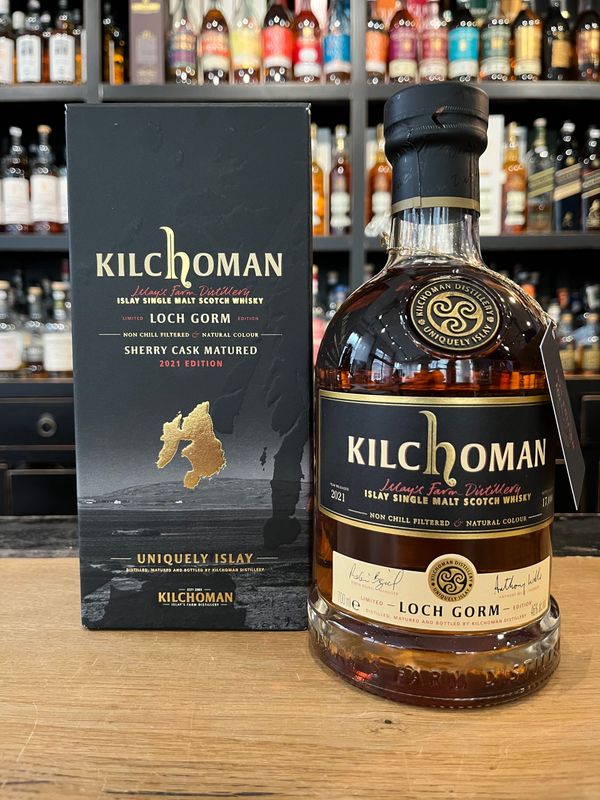 Kilchoman Loch Gorm 2021 mit 0,7 L und 46% Kilchoman Loch Gorm 2021 mit 0,7 L und 46%