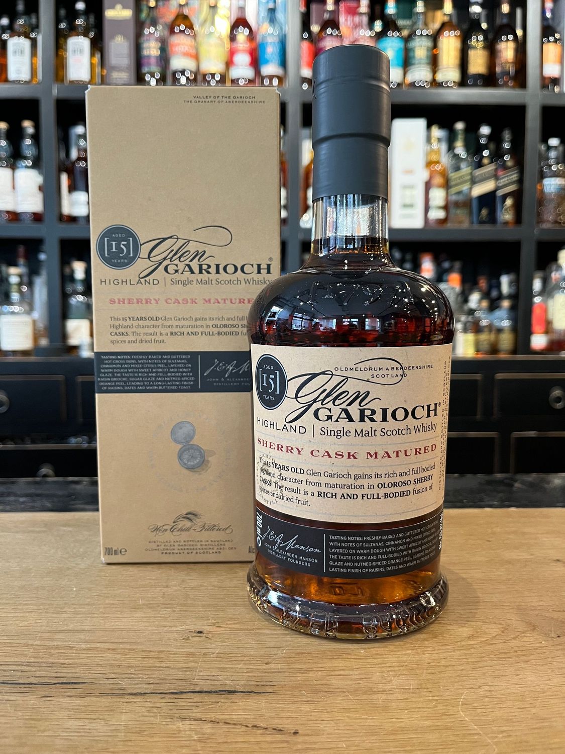 Glen Garioch 15 Jahre Sherry Cask mit 0,7l und 53,7%
