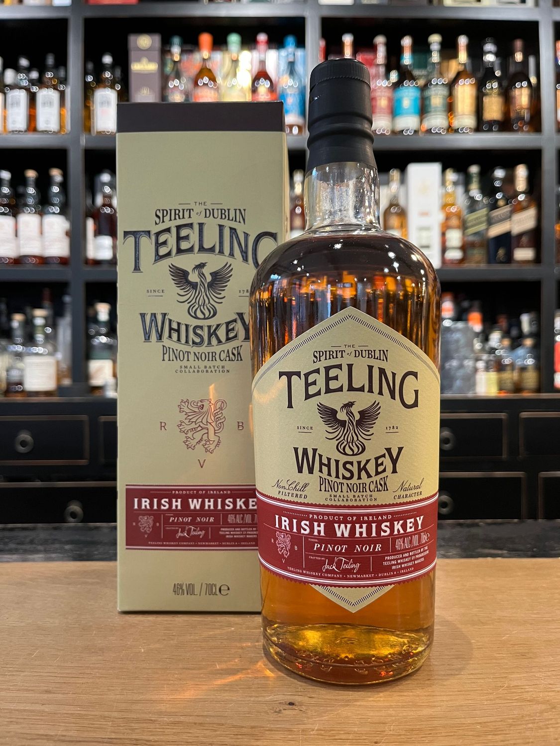 Teeling Pinot Noir Cask mit 0,7l und 46%