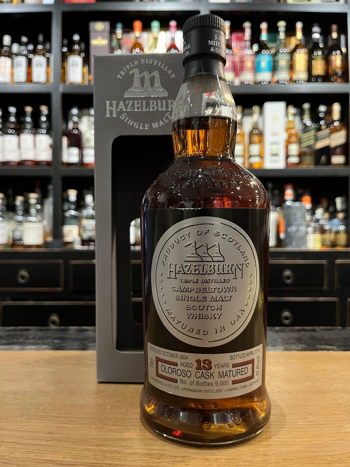 Hazelburn 13 Jahre Oloroso Cask 2018 (05.04.2018) mit 0,7l und 47,4%