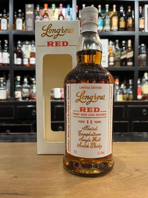 Longrow Red 11 Jahre alter Pinot Noir 2019 mit 0,7l und 53,1% Longrow Red 11 Jahre alter Pinot Noir 2019 mit 0,7l und 53,1%