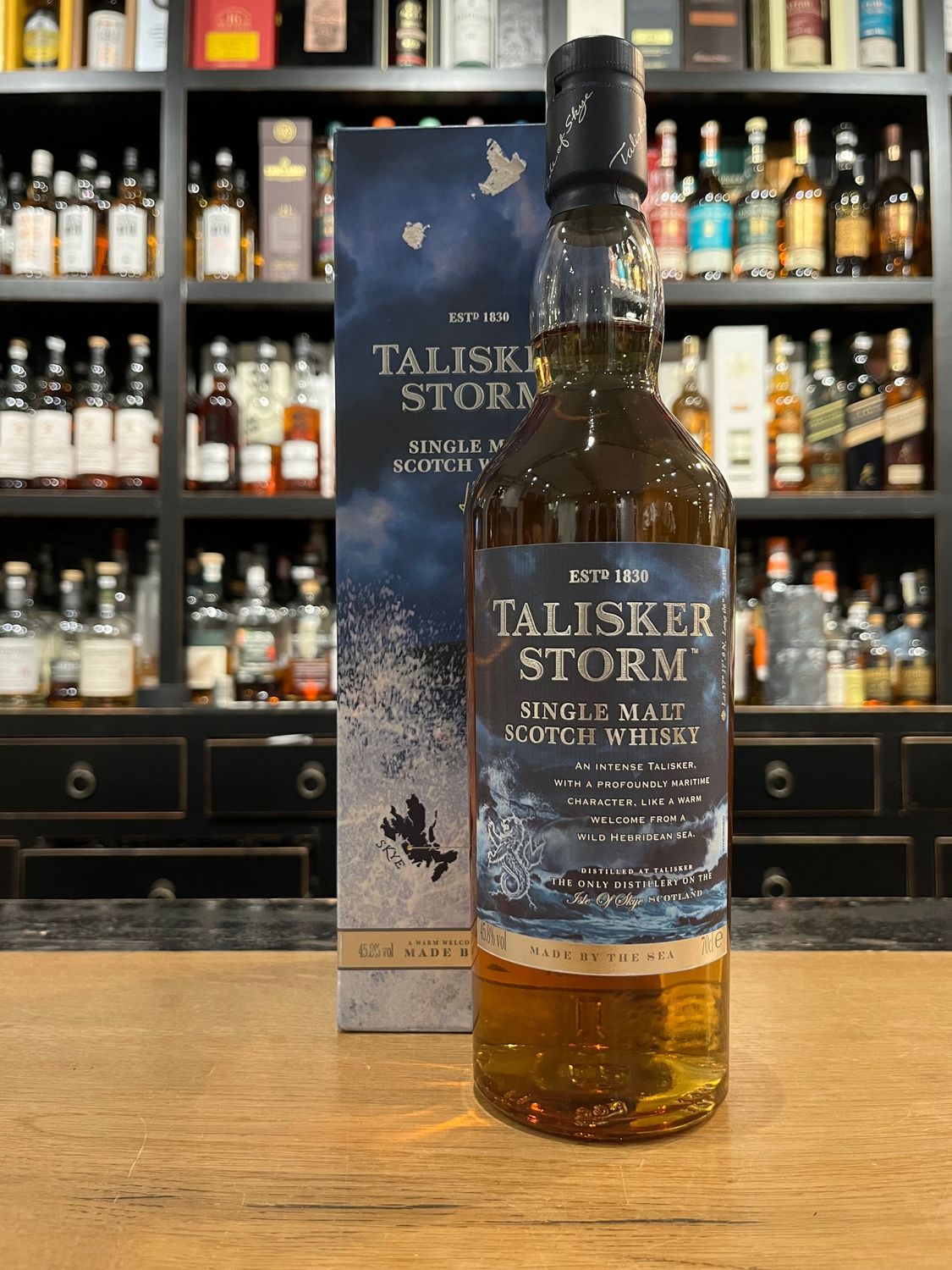 Talisker Storm mit 0,7 L und 45,8%