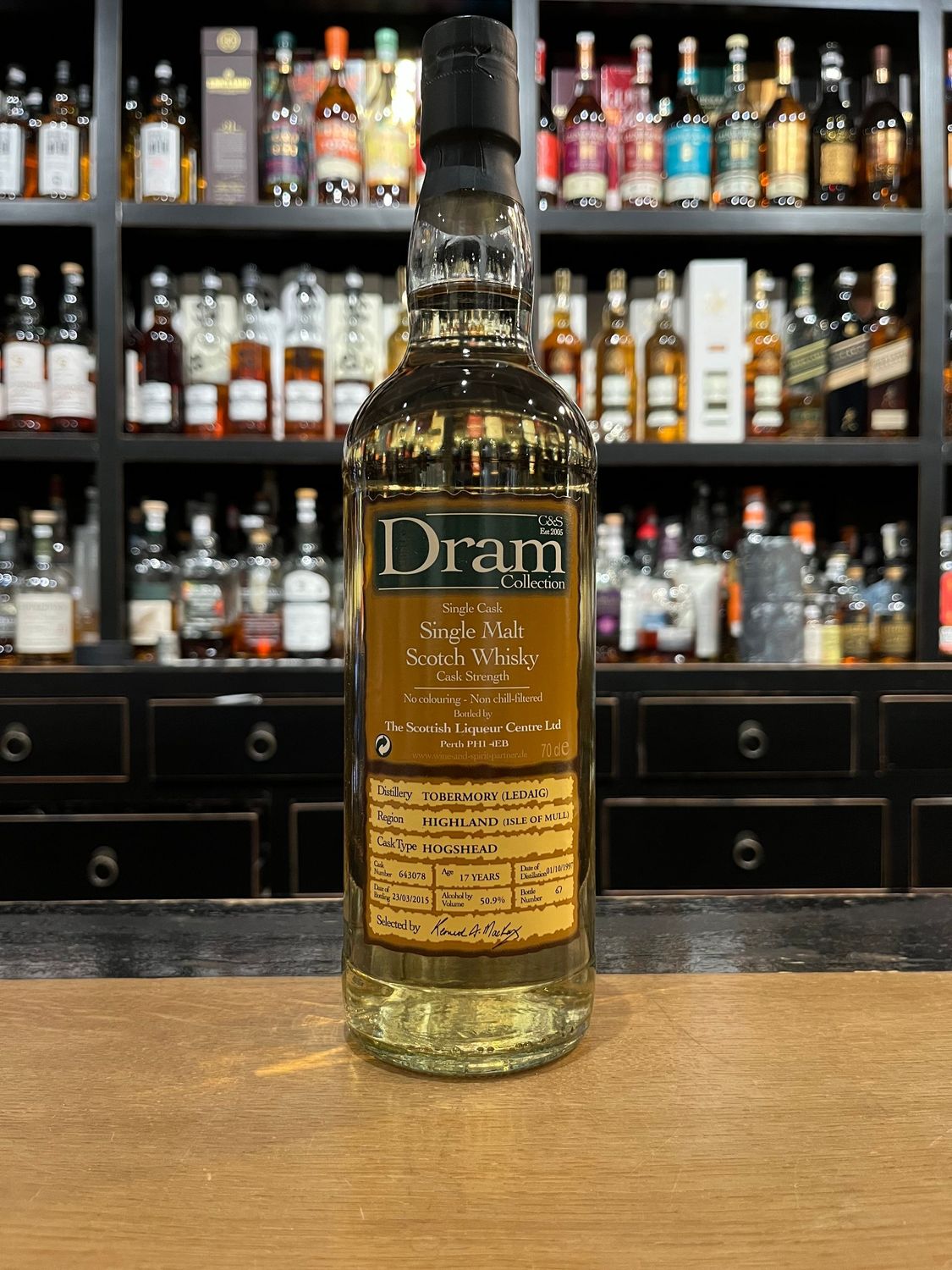 Ledaig 17 Jahre 1997/2015 C&S Dram Collection mit 0,7l und 50,9%