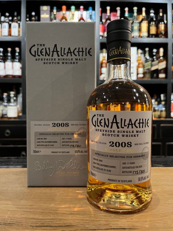 Glenallachie 11 Jahre 2008/2020 Sauternes Barrel Single Cask Glenallachie 11 Jahre 2008/2020 Sauternes Barrel Single Cask