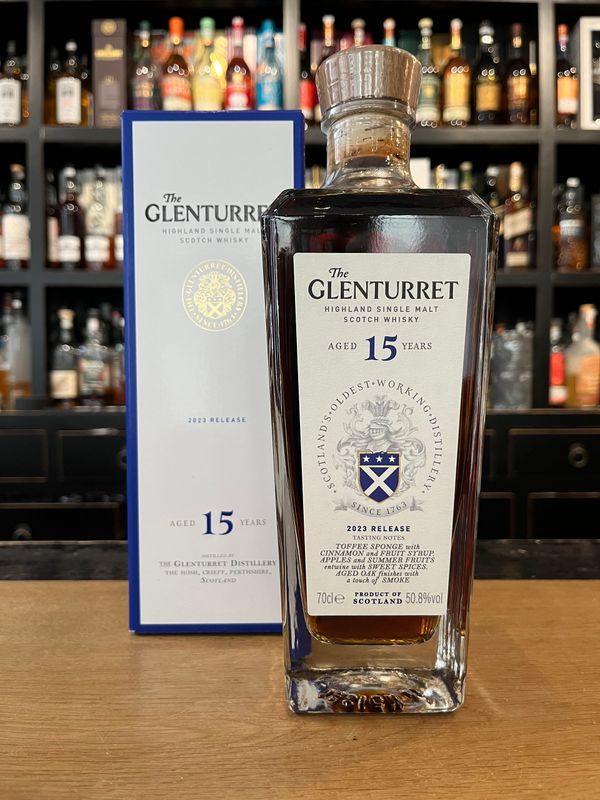 Glenturret 15 Jahre mit 0,7L und 50,8% Glenturret 15 Jahre mit 0,7L und 50,8%