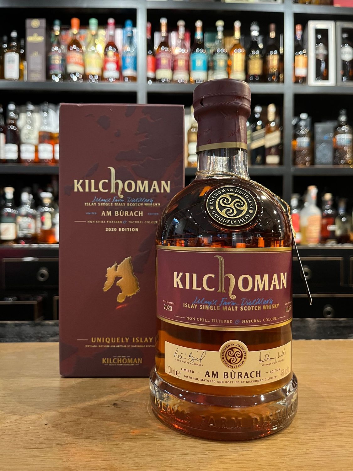 Kilchoman 9 Jahre Am Bùrach 2020 mit 0,7l und 46%