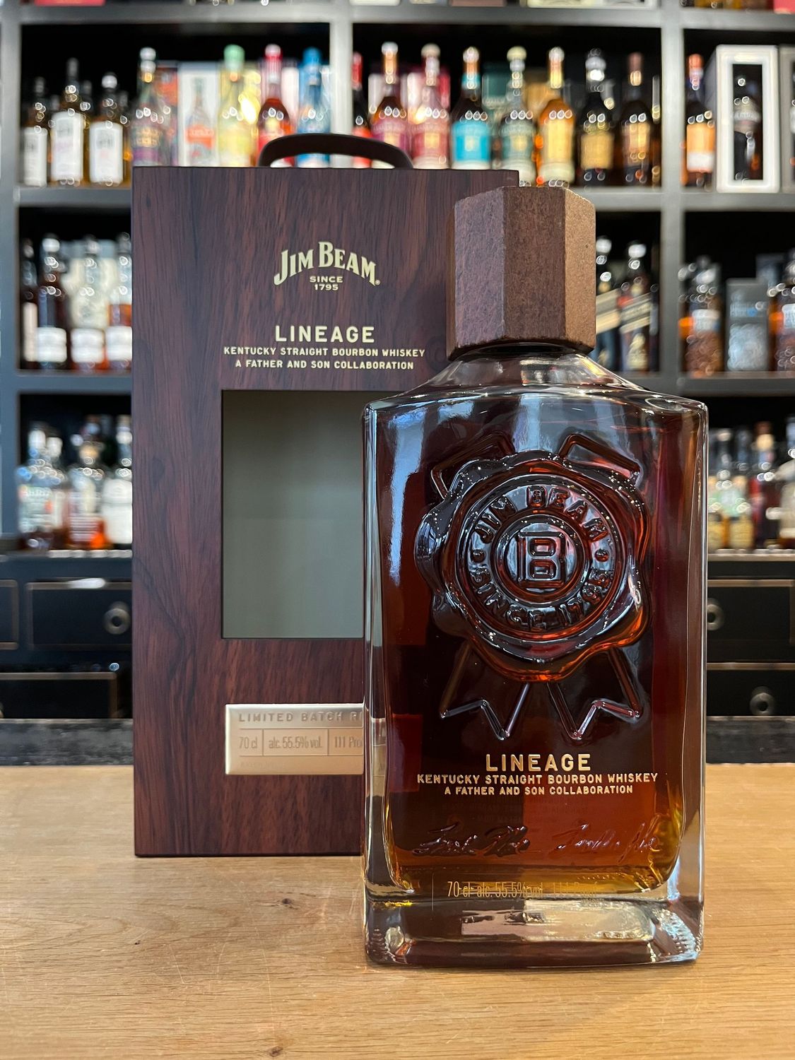 Jim Beam 15 Jahre Lineage Limited Batch Release mit 0,7l und 55,5%