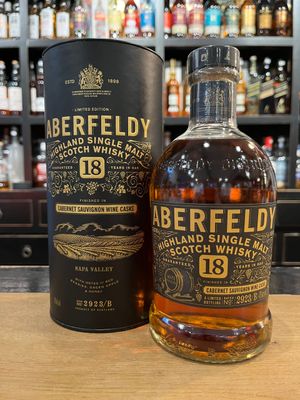 Aberfeldy 18 Jahre Nappa Valley mit 0,7l und 43% Aberfeldy 18 Jahre Nappa Valley mit 0,7l und 43%