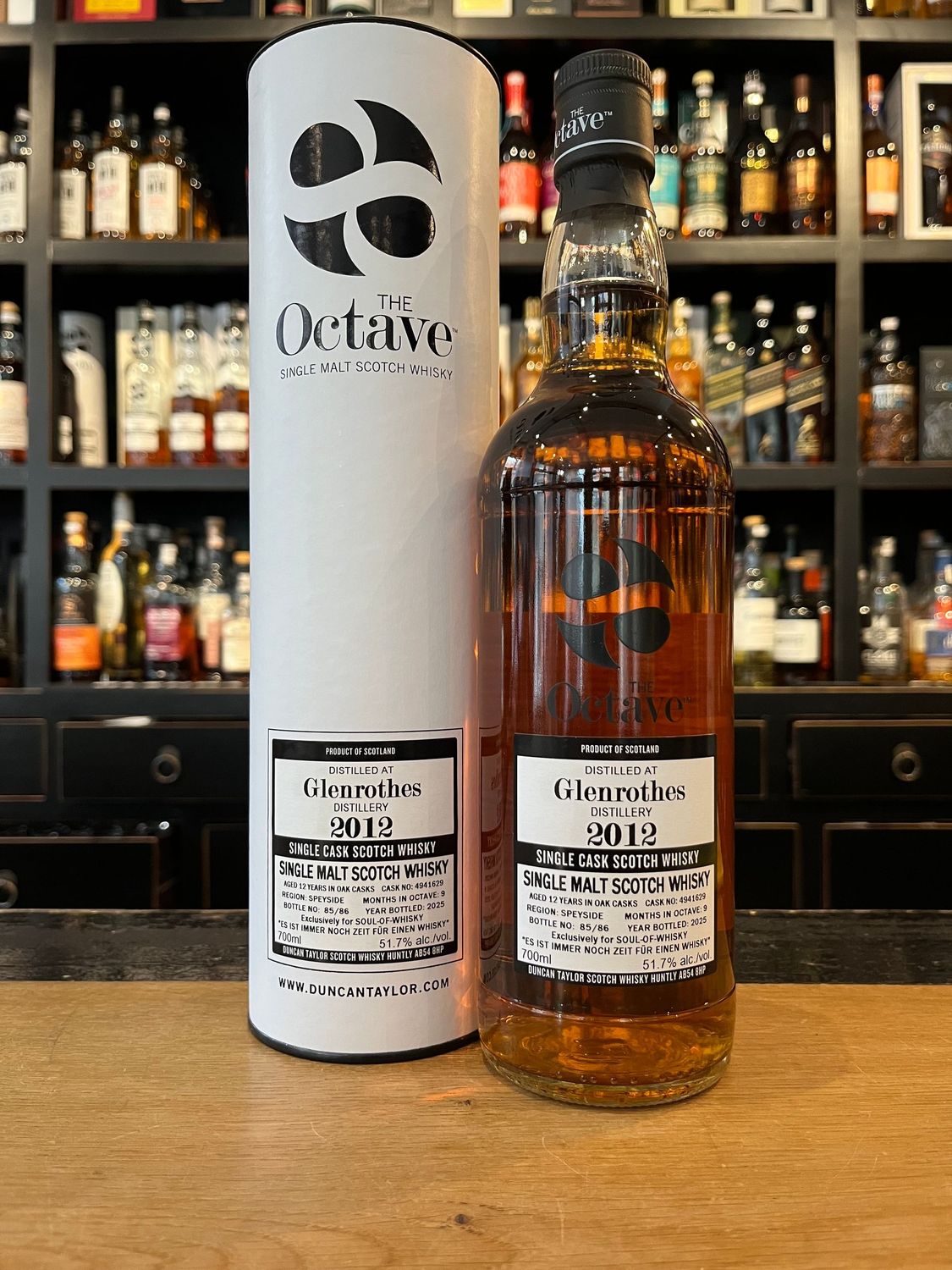 Glenrothes 12 Jahre Soul of Whisky mit 0,7L und 51,7% nur 86 Flaschen