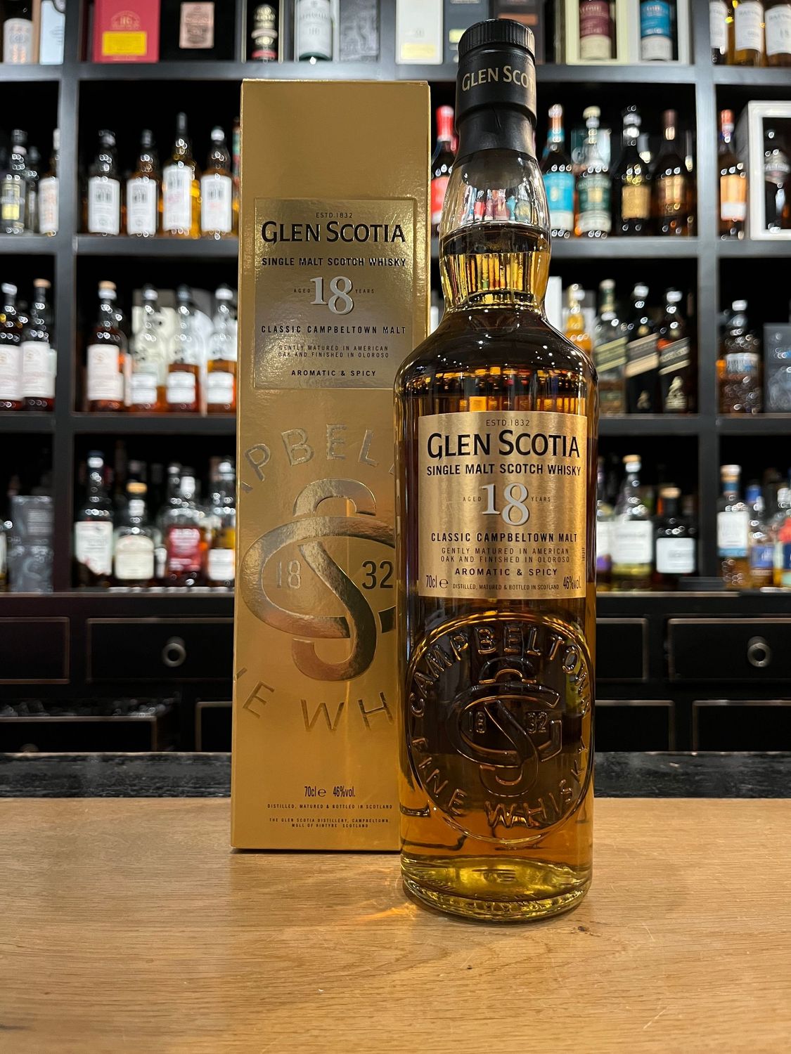 Glen Scotia 18 Jahre mit 0,7L und 46%
