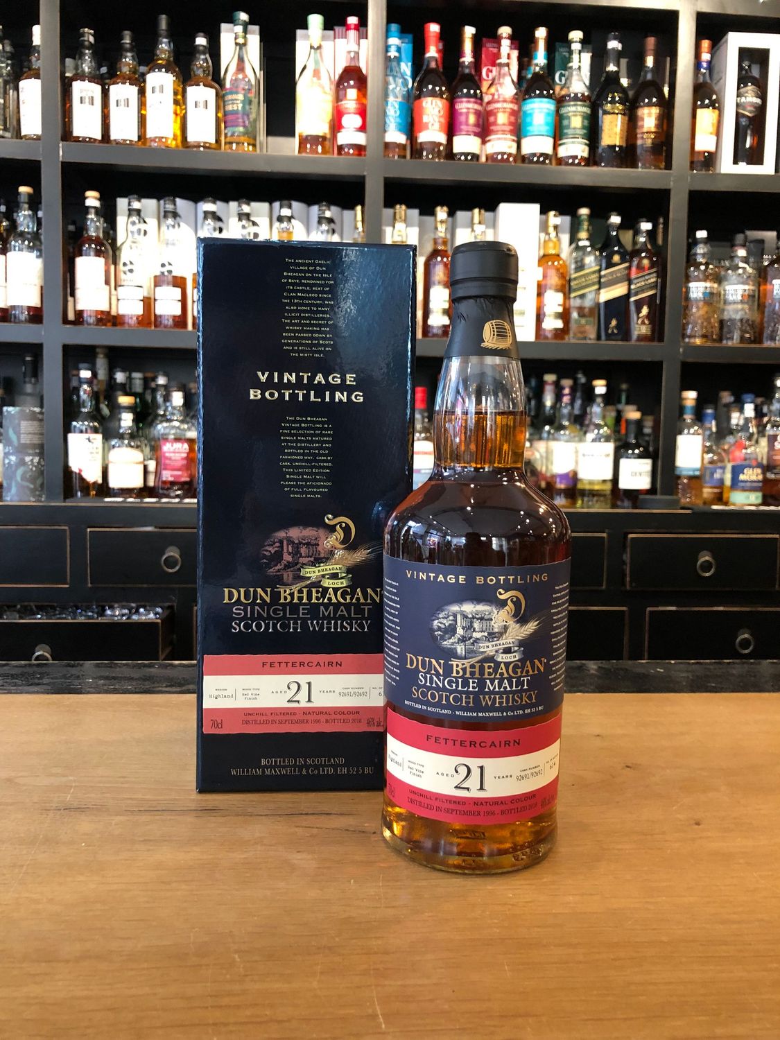 Fettercairn 21 Jahre 1996/2018 Dun Bheagan mit 0,7l und 46%