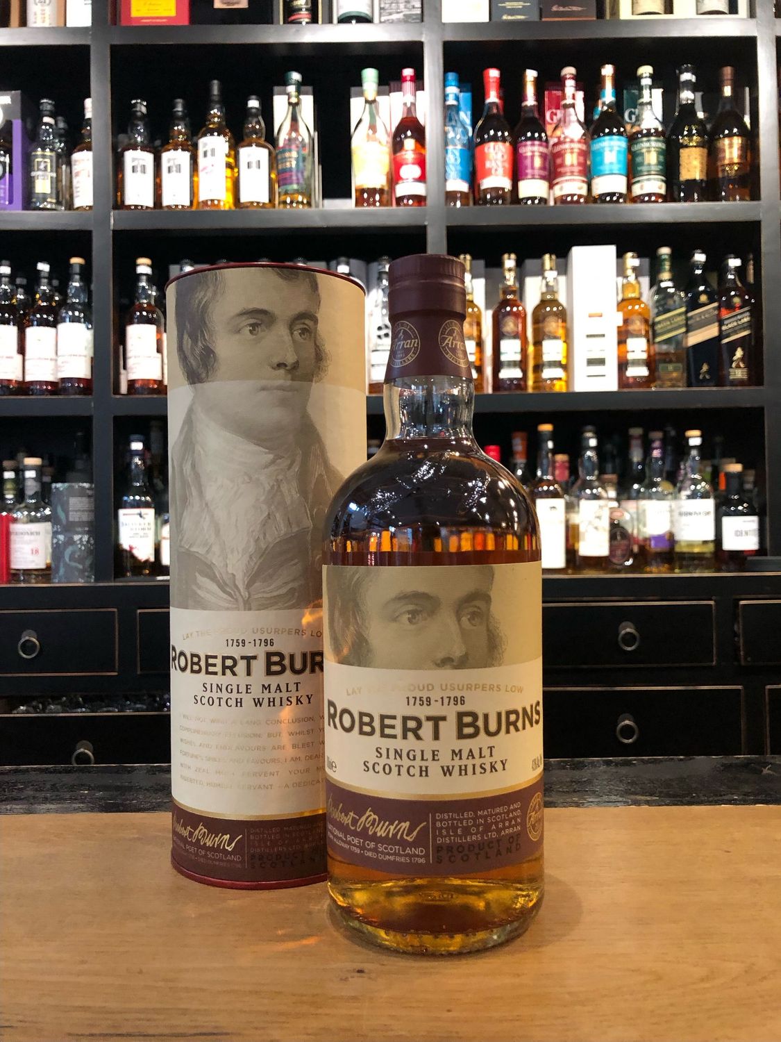 Robert Burns Arran mit 0,7L und 43%