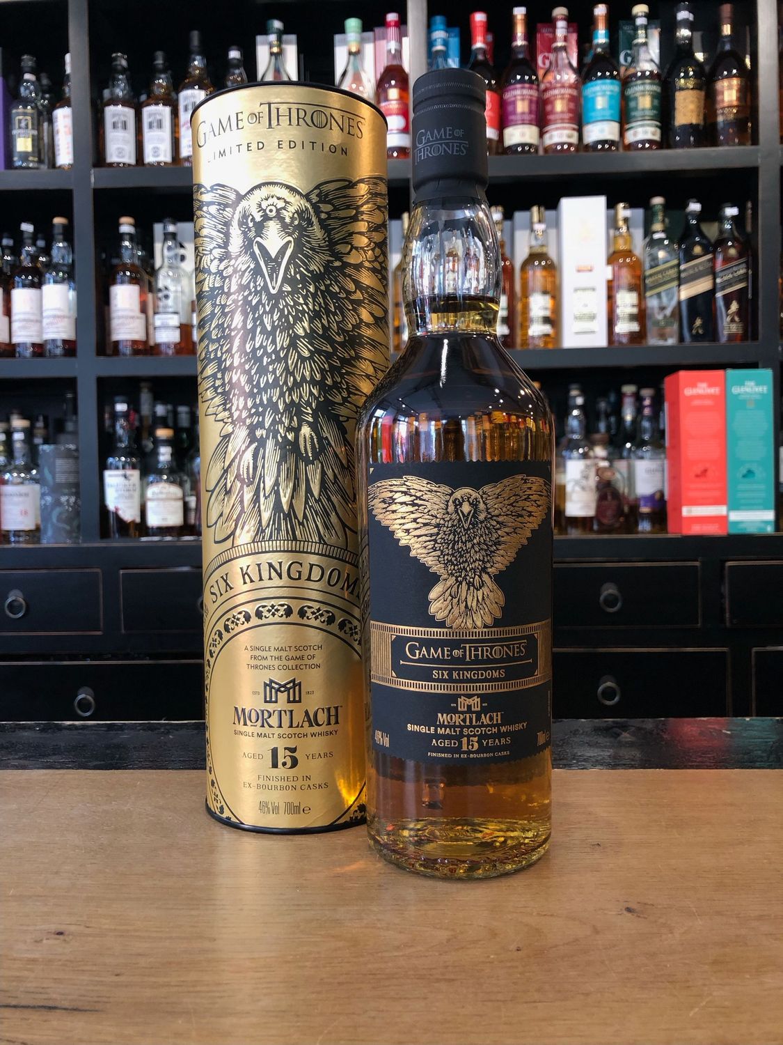 Mortlach 15 Jahre mit 0,7 L und 46% Six Kingdoms Game Of Thrones