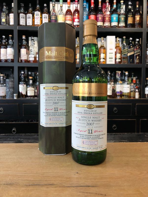 Royal Brackla 11 Jahre Hunter Laing 2007/2018 mit 0,7L und 50% Royal Brackla 11 Jahre Hunter Laing 2007/2018 mit 0,7L und 50%