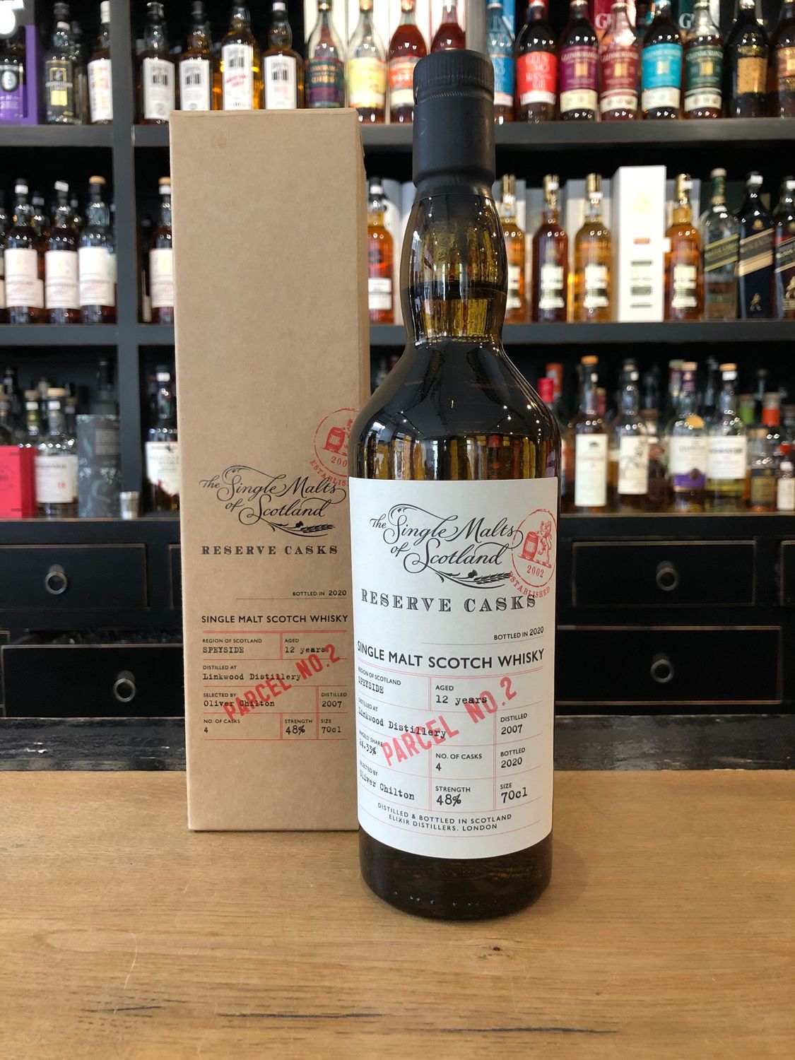 Linkwood 12 Jahre 2007/2020 Reserve Cask Parcel 2 SMoS mit 0,7L und 48%