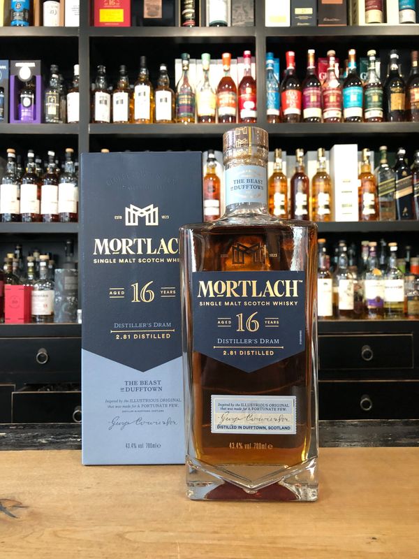 Mortlach 16 Jahre mit 0,7 L und 43,4% Mortlach 16 Jahre mit 0,7 L und 43,4%