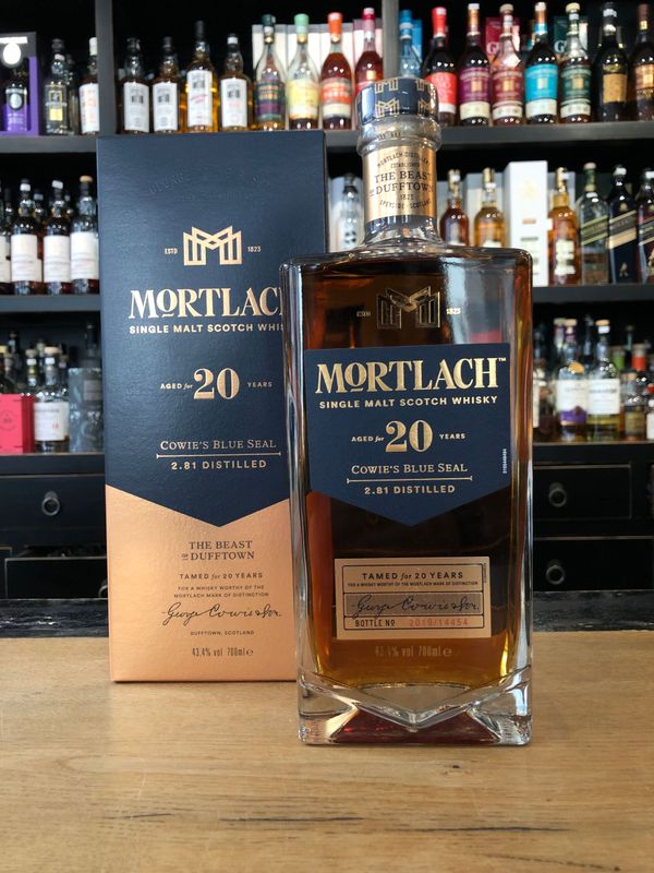 Mortlach 20 Jahre mit 0,7 L und 43,4% Mortlach 20 Jahre mit 0,7 L und 43,4%