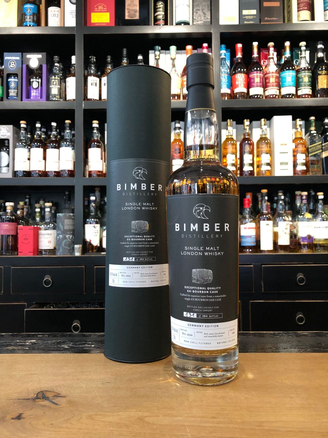 Bimber Ex-Bourbon Cask #128 only for Germany mit 0,7 L und 58,1%